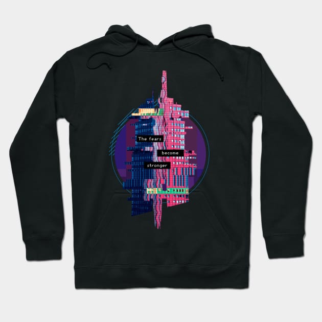 Glitch 3D Art Hoodie by LR_Collections